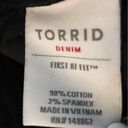 Torrid  BLACK DISTRESSED BUTTON FLY SHORTIES Photo 4