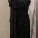 City Triangles VTG 90s Y2K  Black Strapless / Halter Convertible Black Maxi Dress Photo 6