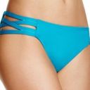 Carmen Marc Valvo  Teal Strappy Bikini Bottoms Photo 0