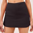 Alexis  Chana Black Skort XL Micro Mini Skirt Overlay Designer Quiet Luxury Short Photo 0