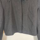 ZARA NWT  Dark Gray Women's Cropped Blazer Jacket Size Small Photo 4