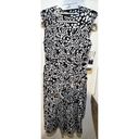 Jessica Howard  Missy Black ivory sleeveless dress size 6 Photo 3