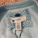 cupio  Women’s Blue Ruffle Sleeve Pullover Sweater(S) NWT (B004) Photo 6