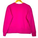 Polo  Ralph Lauren Sweatshirt Womens S Bright Pink Crewneck Pullover Blue Pony Photo 2