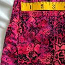 Wonder Flex Pink and purple leopard print scrub top by  Photo 4