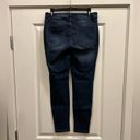 Kensie  Effortless Ankle Mid Rise Dark Wash Distressed Jeans - size 8/29 Photo 2