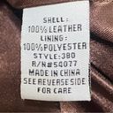 CAbi  Brown Suede Leather Scallop Skirt Size 2 Photo 3