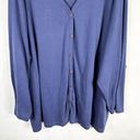 Only  Necessities Plus Size 5X Sweater Cardigan Button Down Blue Long Sleeve 313 Photo 3