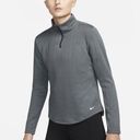 Nike  • Grey Herringbone Chevron Grey Therma Fit ONE Pullover Photo 0