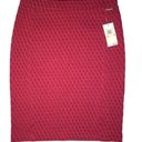 Michael Kors 🔥 NWT Womens pencil Skirt Size M Red Above Knee Pencil skirt Photo 0