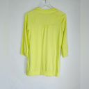 Rebecca Taylor  Lemon Yellow Cotton Cardigan Sweater Jacket Top Size S Photo 1