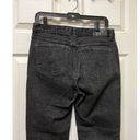 Ralph Lauren Lauren  Jeans Womens Size‎ 8P Black Denim Pants Raw Hem Crop 421506 Photo 6