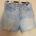 Madewell • The Mom Jean Shorts Chewed Hem size 29 Photo 2