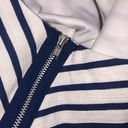 Tiana B . Size 6 blue & white sleeveless striped shift dress Photo 3