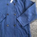 Banana Republic  Brushed Heavy Knit Jacket Womens Medium Blue NEW $130 Pea Coat Photo 9