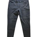 Betabrand  Pull On Skinny Jeans Women 2XL Black Gray Denim Stretch Photo 0