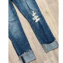 Joe’s Jeans Joe’s Distressed Skinny Cuff Crop Jeans Sz 27 Women’s Blue Photo 1