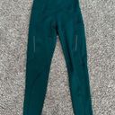 Sweaty Betty  Therma Running Leggings 7/8 High Rise Pockets Dark Green Size XXS Photo 1