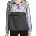 Xersion  Holographic Two Tone Pullover Jacket with Hood Photo 0