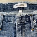 Good American High Rise Frayed Jean Denim Shorts Photo 1