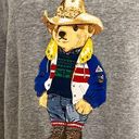 Polo  Ralph Lauren Cowboy Bear Crewneck Sweatshirt Photo 1