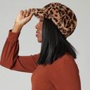 Pacific&Co Women's Leopard Faux Fur Baker Boy Cap San Diego Hat  OS Photo 0