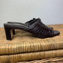 Brighton  Freddi Leather Strappy Heeled Mule Size Photo 5