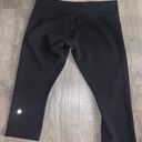 Lululemon Reversible Wunder Under Crop Leggings Pink/Black Size 10 Photo 4