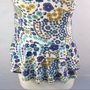 Modcloth Womens Size Small sleeveless floral peplum tank Top Photo 7