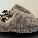 UGG Fluff Yeah Slide Grey Slip on Sandal Photo 0