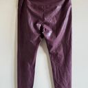 Lulus  Burgundy Vegan Leather High-Waisted Trousers Ankle Crop Pants Womens Sz XL Photo 2