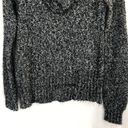 BKE  Embroidered V-Neck Gray Pullover Sweater Size Medium Photo 10