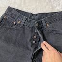 Levi's Vintage Levi’s High Rise Button Fly Faded Black Distressed Shorts made in USA Photo 1