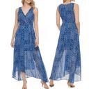 Tommy Hilfiger  Women's Island Tile Chiffon Maxi Dress Size 2 Photo 1