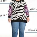 Terra & Sky  Women's Plus Size Drop Shoulder Print Sweater, Midweight 2X 20W-22W Photo 11