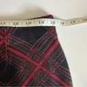 J. McLaughlin  Plaid Pencil Mini Skirt Women’s size Medium Black Red Green Gold Photo 8