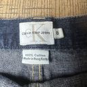 Calvin Klein  Mini Skirt Size 8 Women Denim Blue Dark Wash Y2K Style Buttons Photo 1