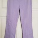 Hill House  The Claire Pant Stretch Cotton Kick-Out Crop in Lavender Size XS Photo 0