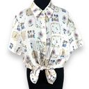 Cabin creek Vintage  Flowers Button Up Shirt Photo 2