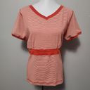 Pendleton  orange striped tee size xl Photo 0