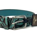 Patricia Nash Women’s Vietri Turquoise Leather Belt Photo 0