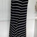 Arizona Jeans Arizona Jean CO. Dress 3/4 Sleeve Black White Striped Dress Photo 1