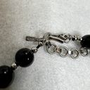 Monet Vintage  Black Beaded Necklace Photo 3