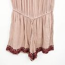l*space L* Womens Spring Fling Embroidered Lace Trim Beach Cover Up Romper Size M Photo 3