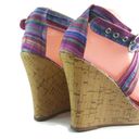 Charlotte Russe  Multicolor Strap Cork Wedge 8 Photo 5