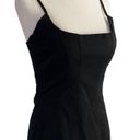 RUNAWAY THE LABEL  Aston Midi Dress Size Small Black w/ Side Slit NWT Photo 4