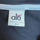 Alo Yoga Alo Track Jacket Womens XXL Black Full Zip Up Coolfit‎ Colorblock Pockets Active Photo 8