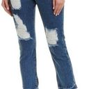 Show Me Your Mumu Mumu Blue Brooklyn Sapphire High-Rise Straight Leg Photo 0