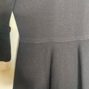 Draper James  Flutter Sleeve Black Sweater Dress Size Small Photo 4