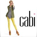 CAbi  #5084 Citron Yellow Skinny Stretch Pants Jeans Chartreuse Women’s Size 4 Photo 1